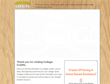 Tablet Screenshot of college-credits.com
